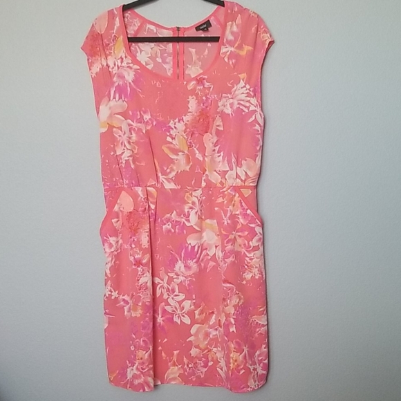 Mossimo Spring Romantic floral dress large - Picture 1 of 9